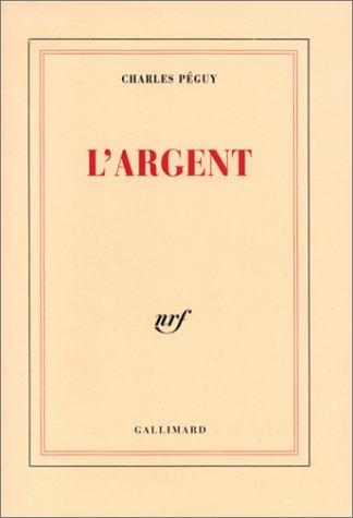 Cover for L'Argent by Charles Péguy